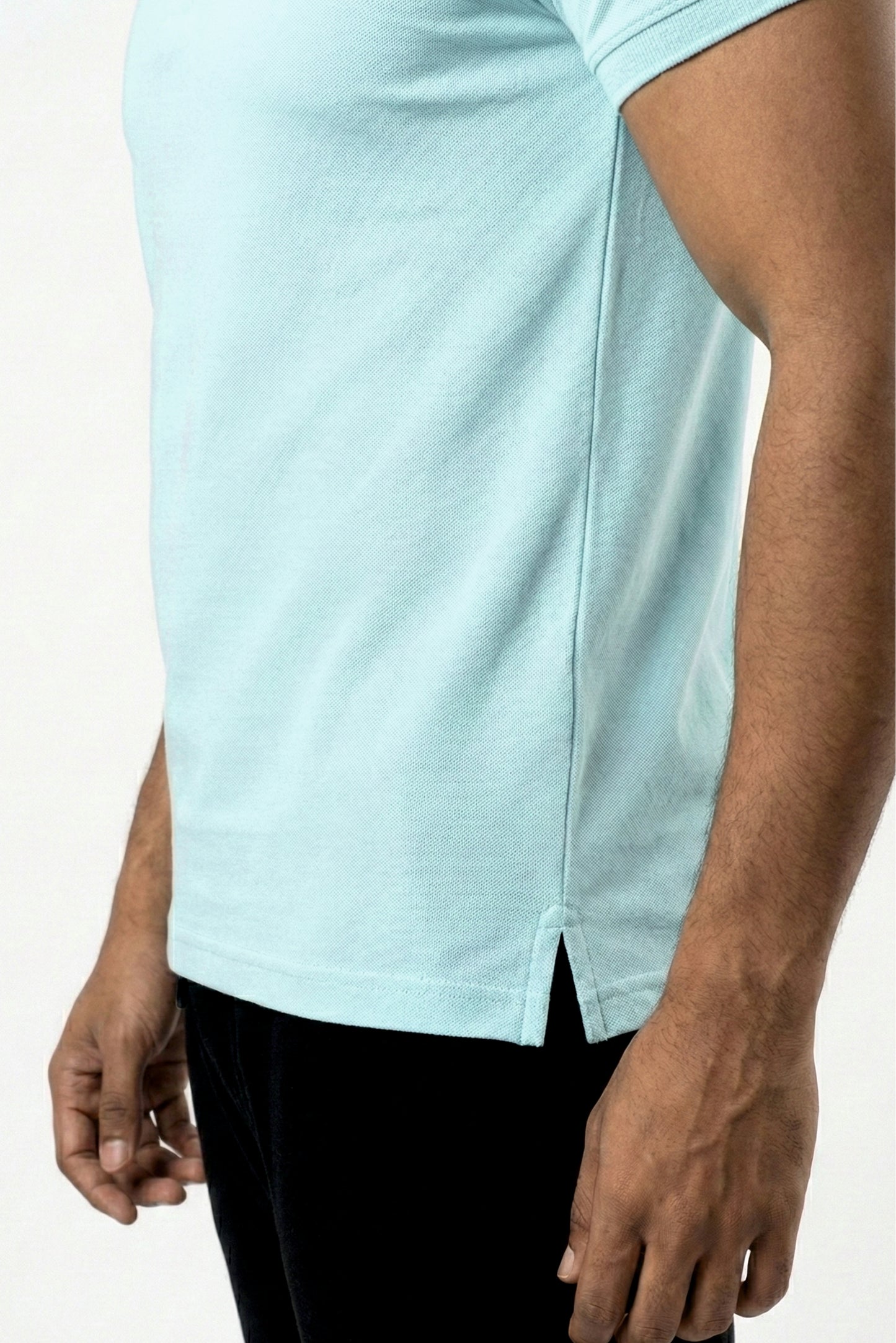 polo tshirt cyan