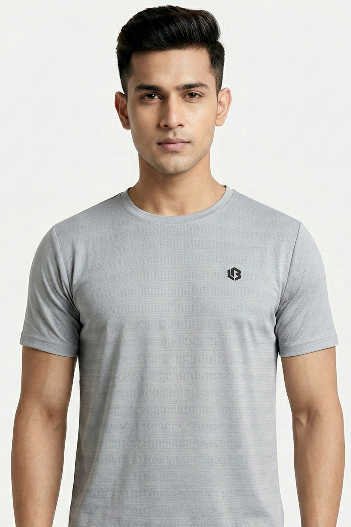 grey tshirt with unbeaten back
