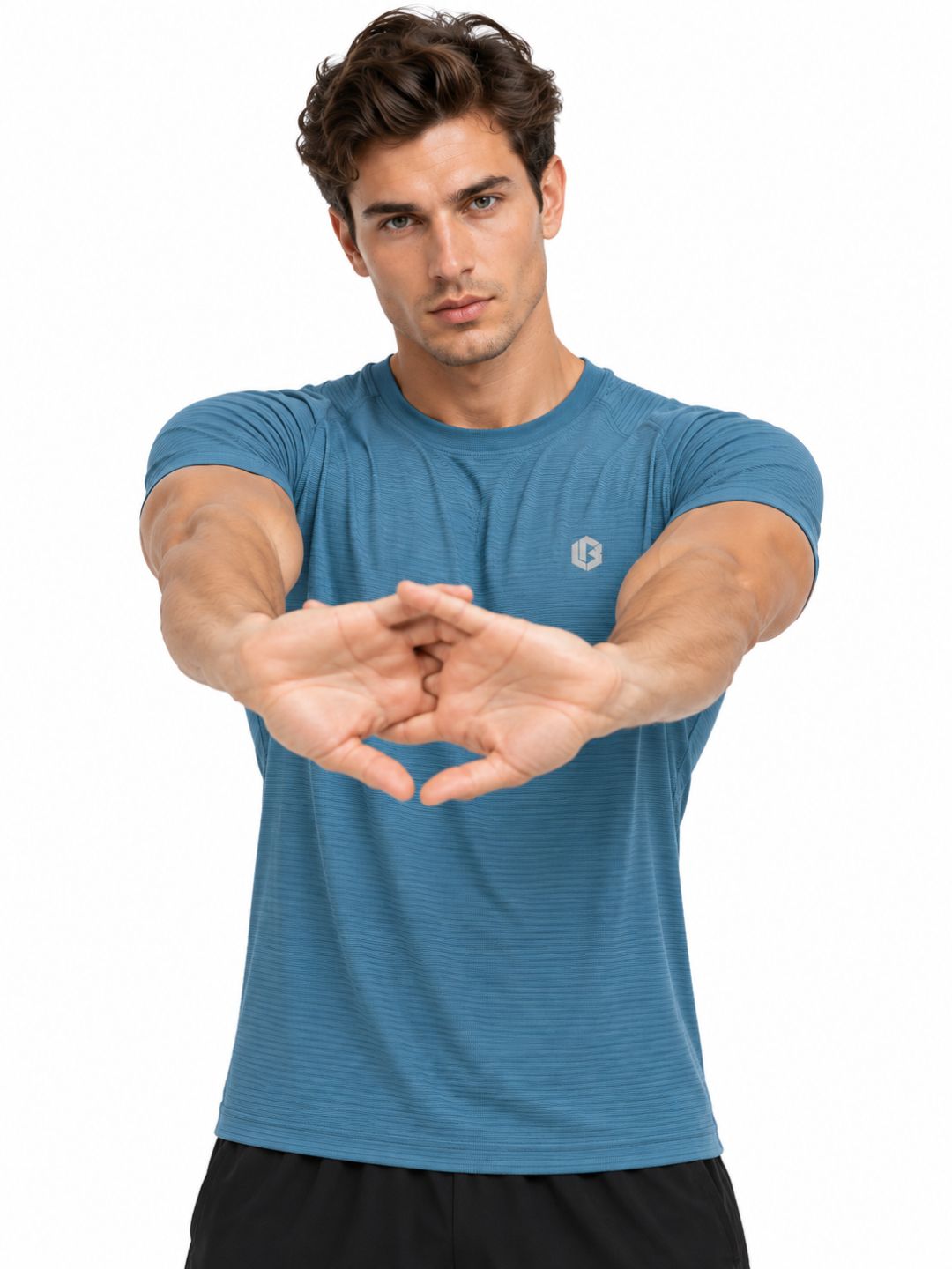 ultrasoft novaline peacock blue tshirt