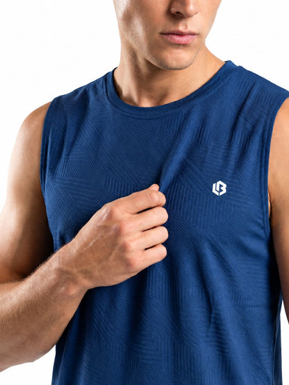 Airlite Navy unBEATen Singlet