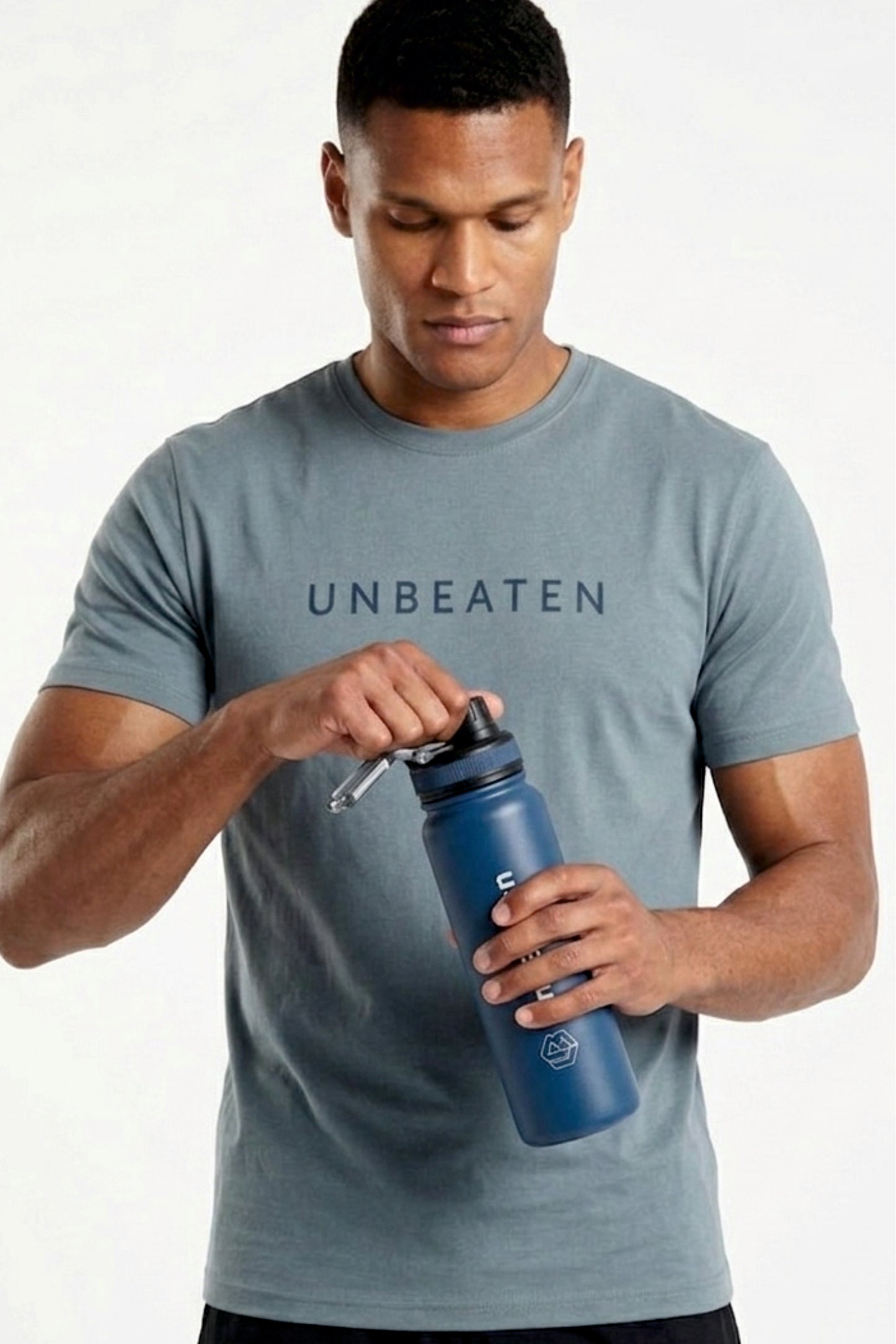 cotton liva tshirt - stoneblue