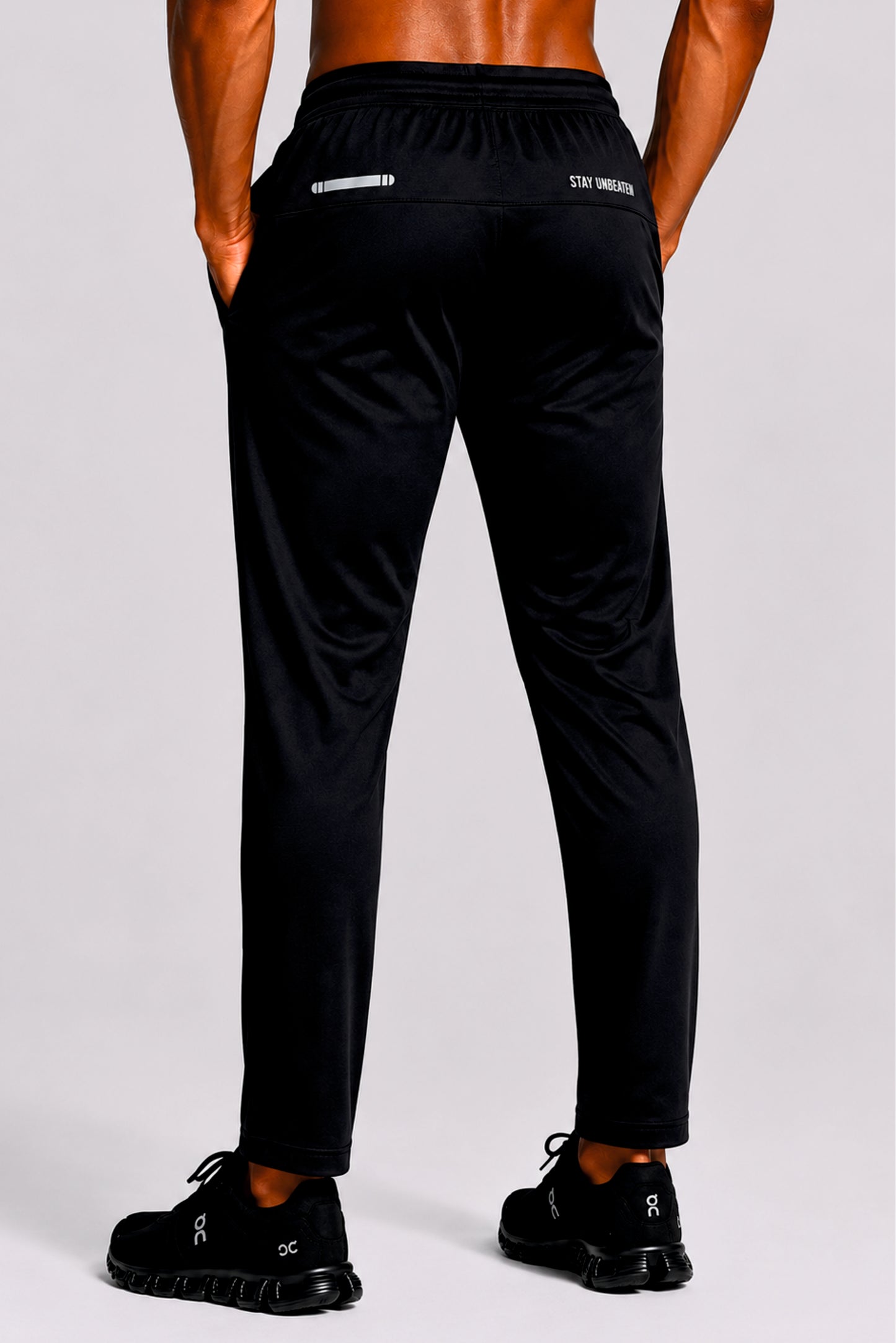 performance track pants black