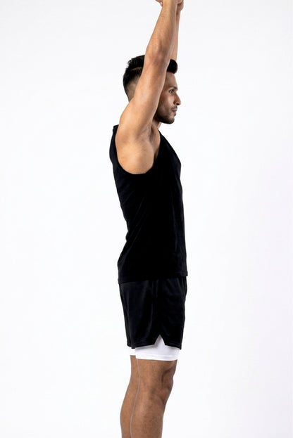 Cotton Sleeveless Liva - Black