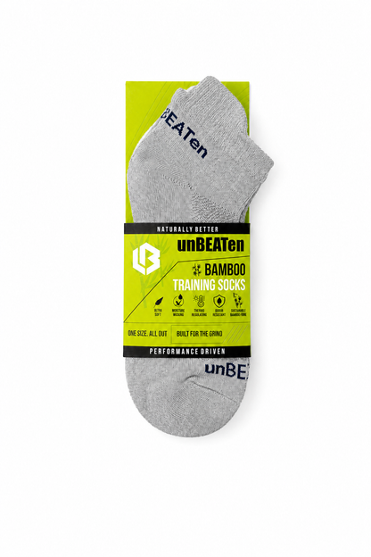 Bamboo Ankle Socks - Light Grey - 3 pack