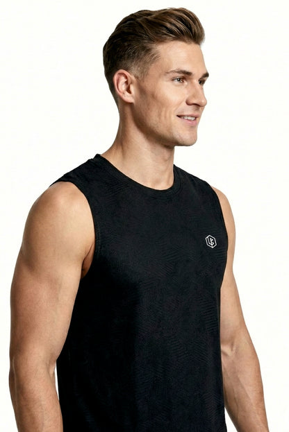 Airlite Black unBEATen Singlet