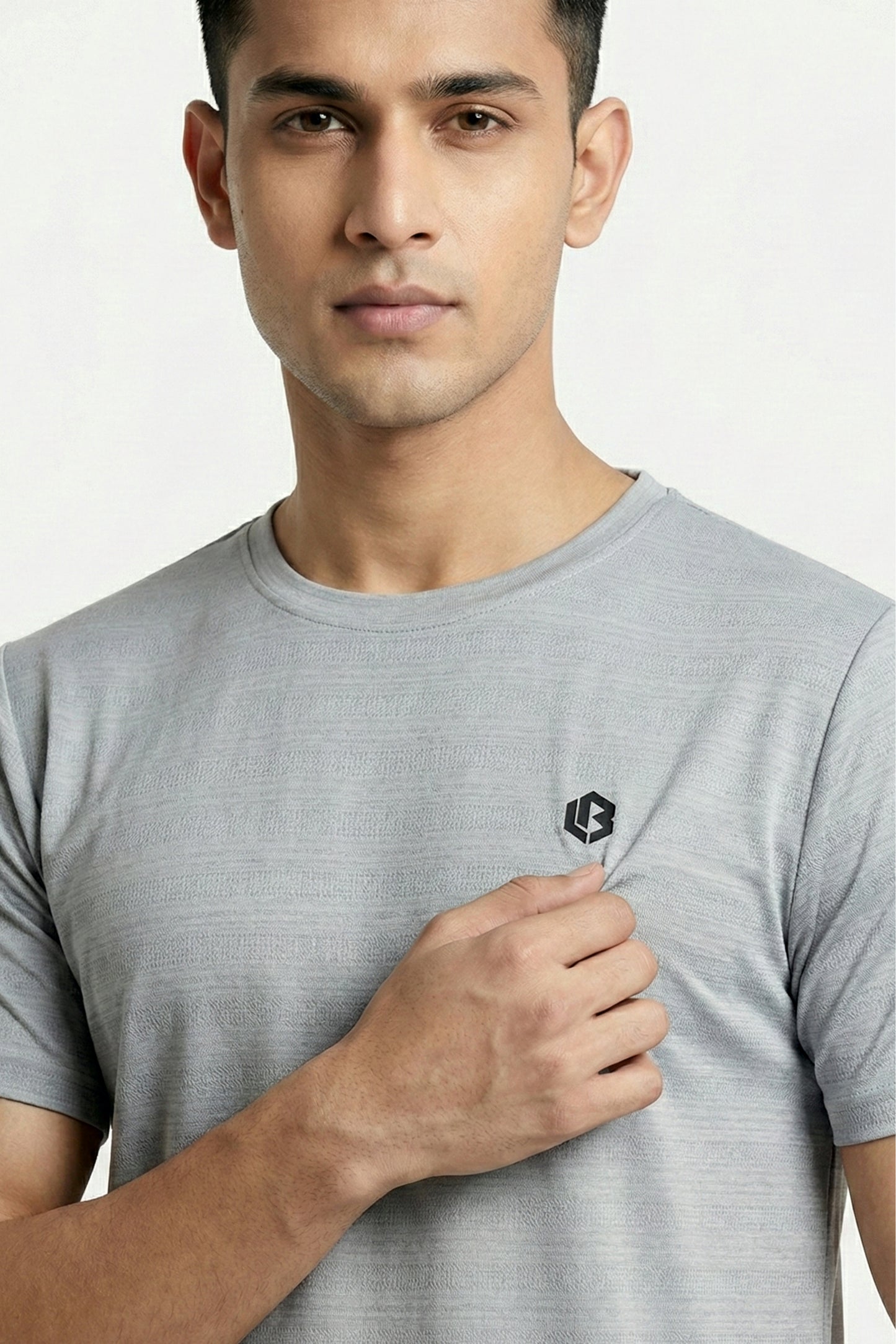 grey tshirt with unbeaten back