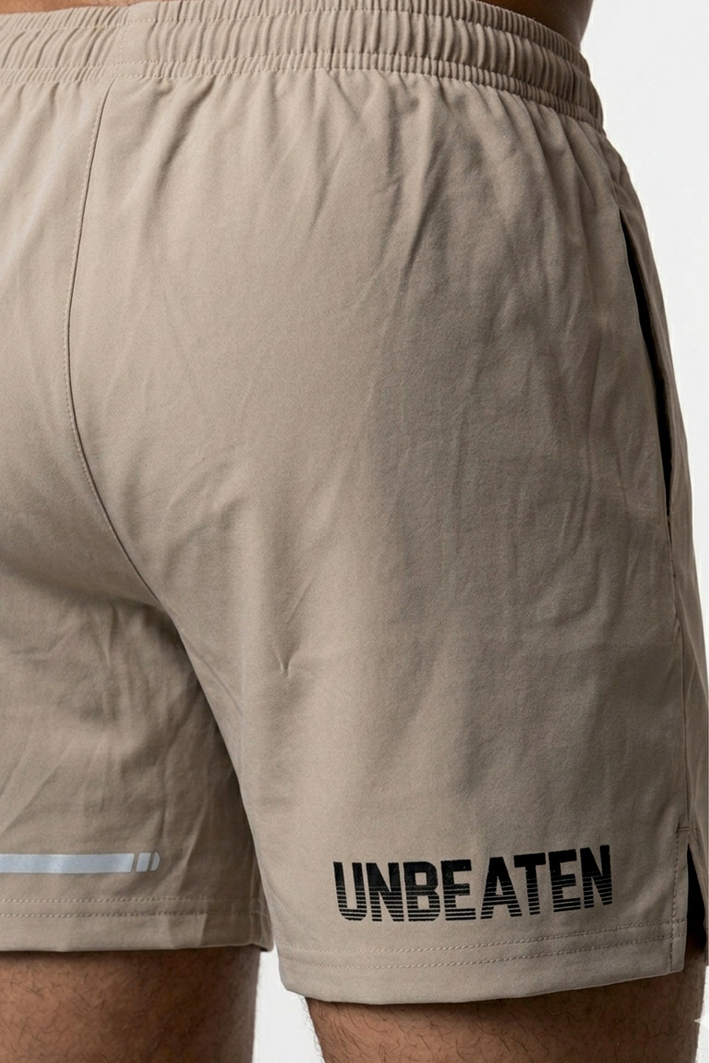 velocity 5" beige shorts