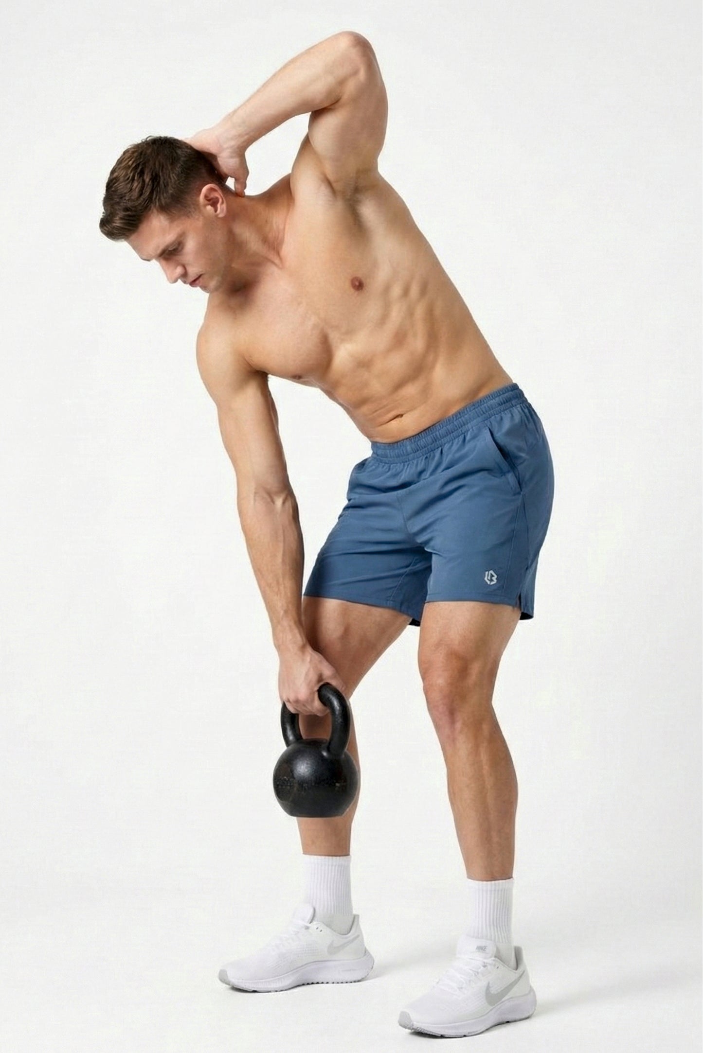 velocity 5" inkblue shorts