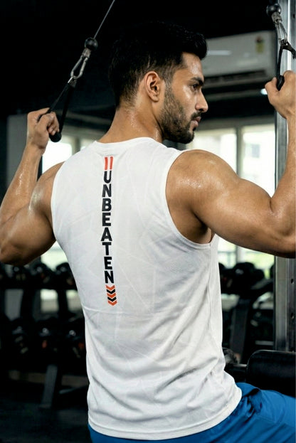 Airlite White unBEATen Singlet
