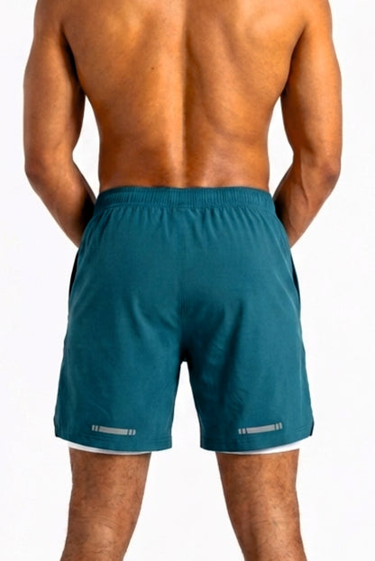 Velocity 7" Sea Green Shorts (With Compression)