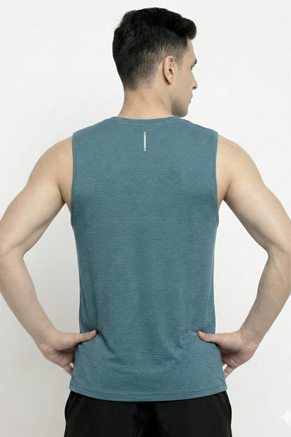 Ultrasoft Novaline Peacock Blue Singlet