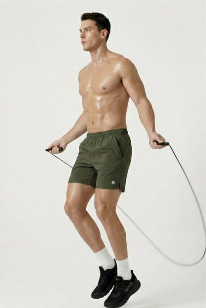 Velocity 5" Army Green Shorts