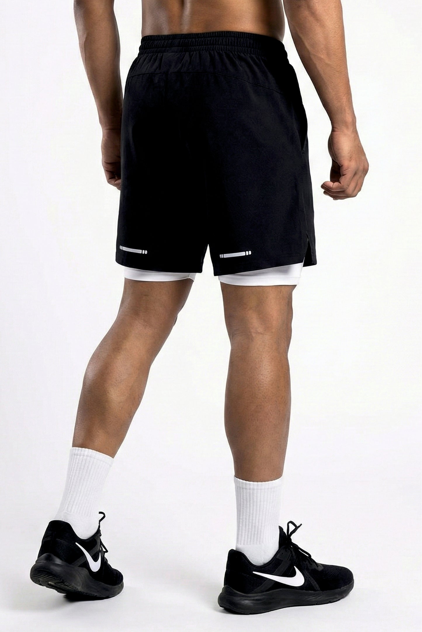 velocity 7" black shorts (with compression)