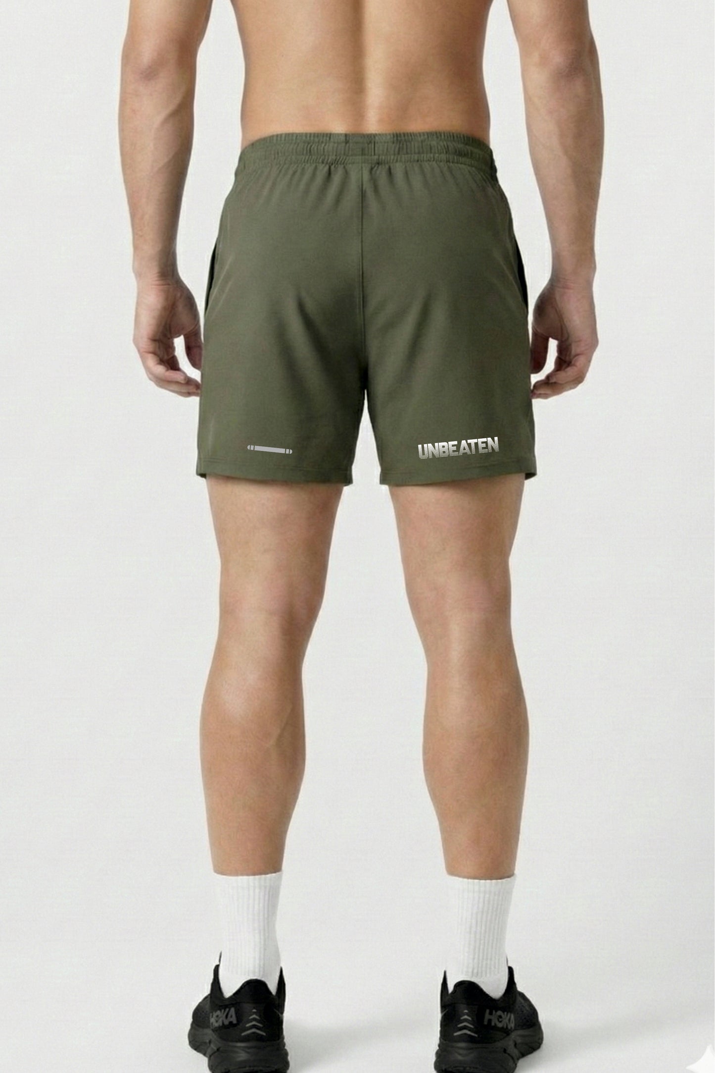 velocity 5" army green shorts