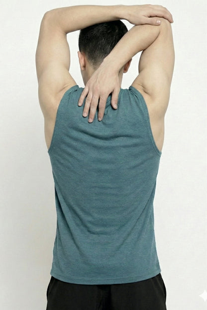 Ultrasoft Novaline Peacock Blue Singlet