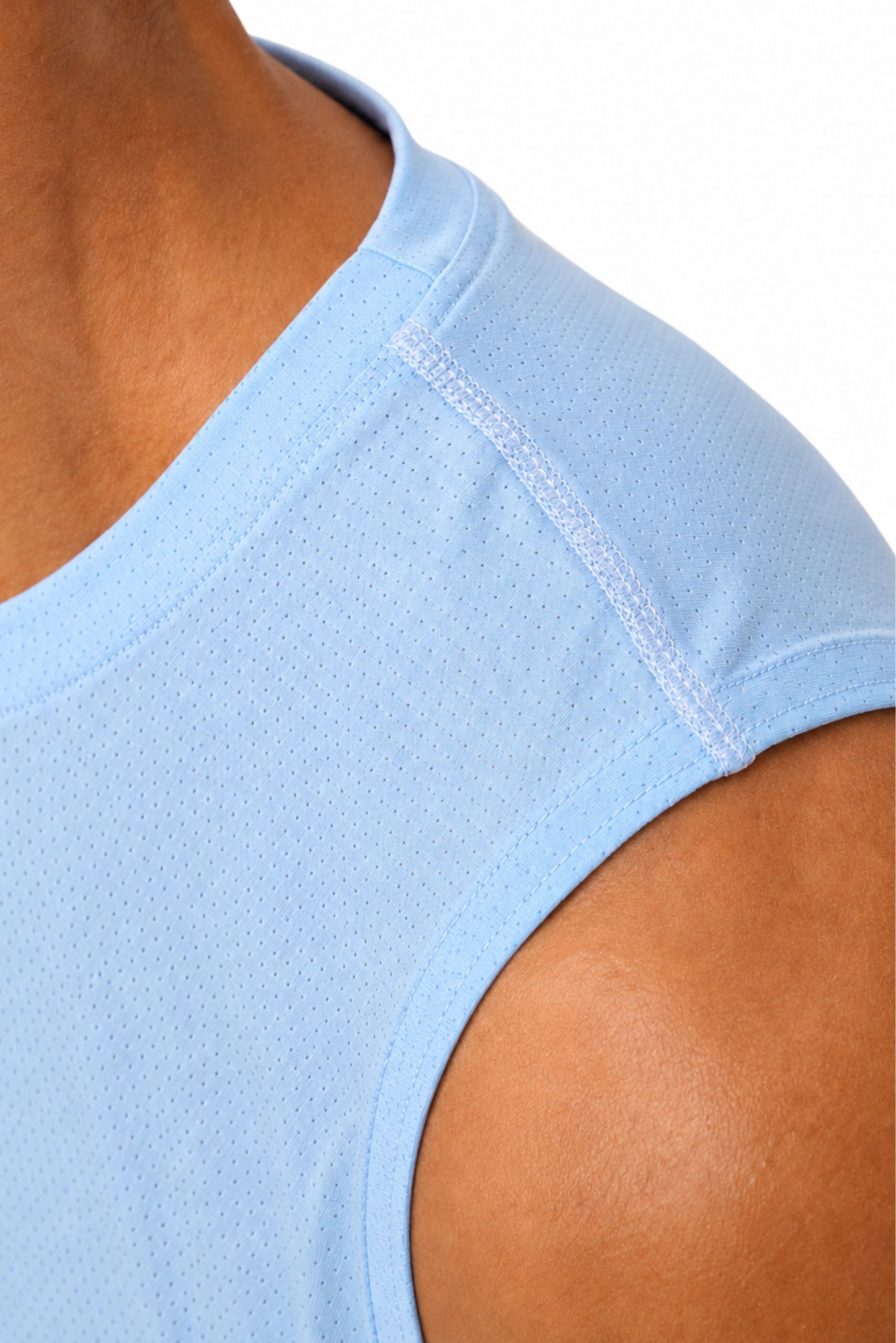 ultrasoft novadot skyblue singlet