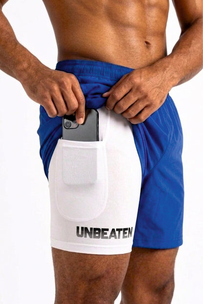 Velocity 7" Cobalt Blue Shorts (With Compression)
