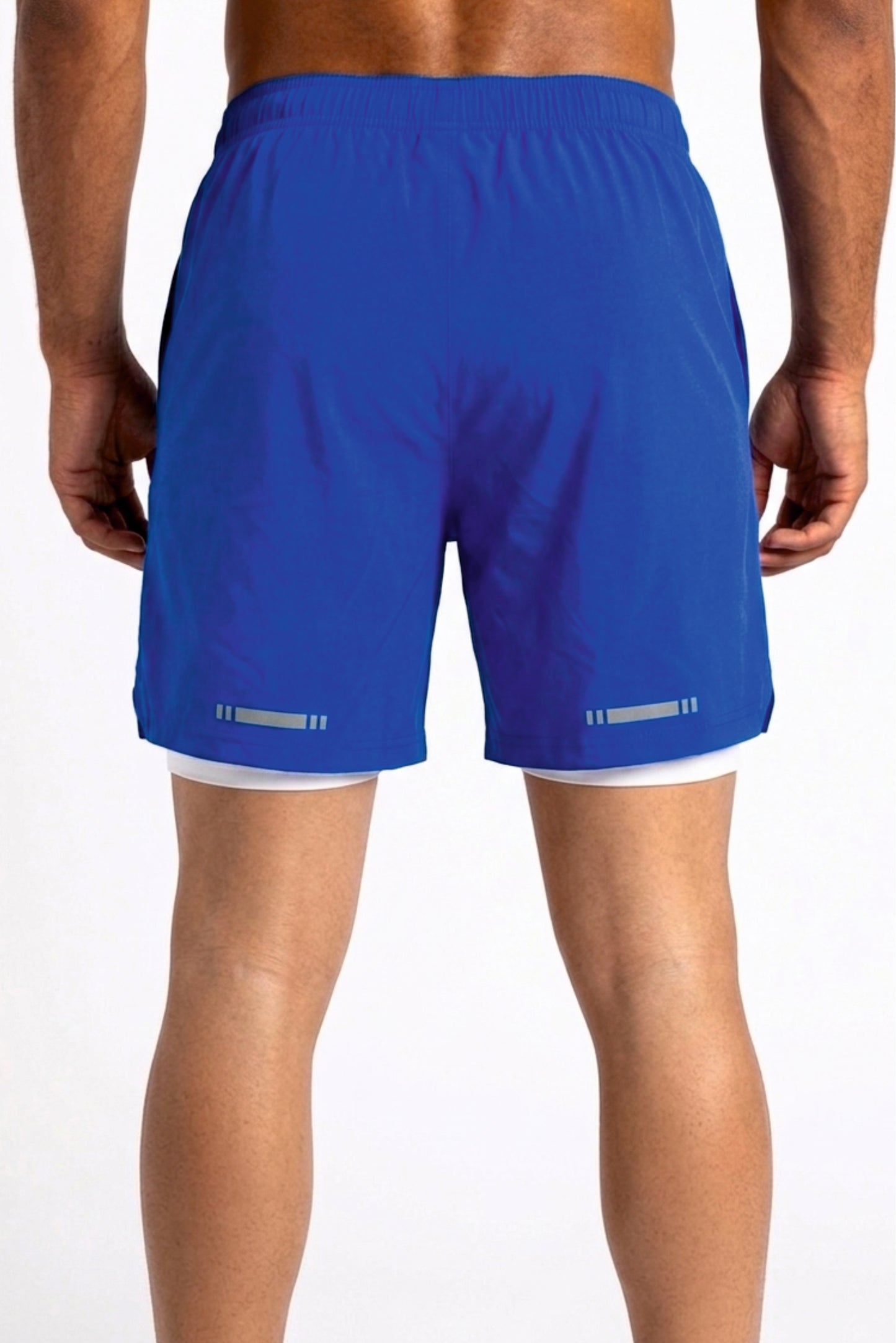 velocity 7" cobalt blue shorts (with compression)