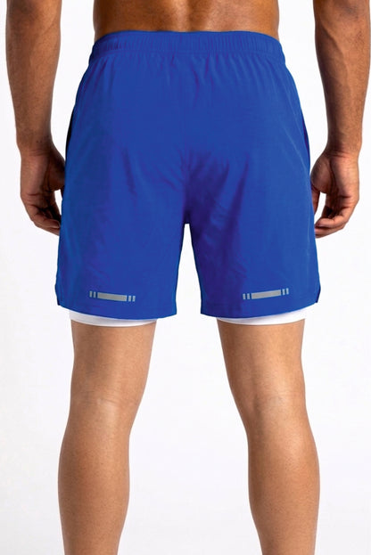 Velocity 7" Cobalt Blue Shorts (With Compression)