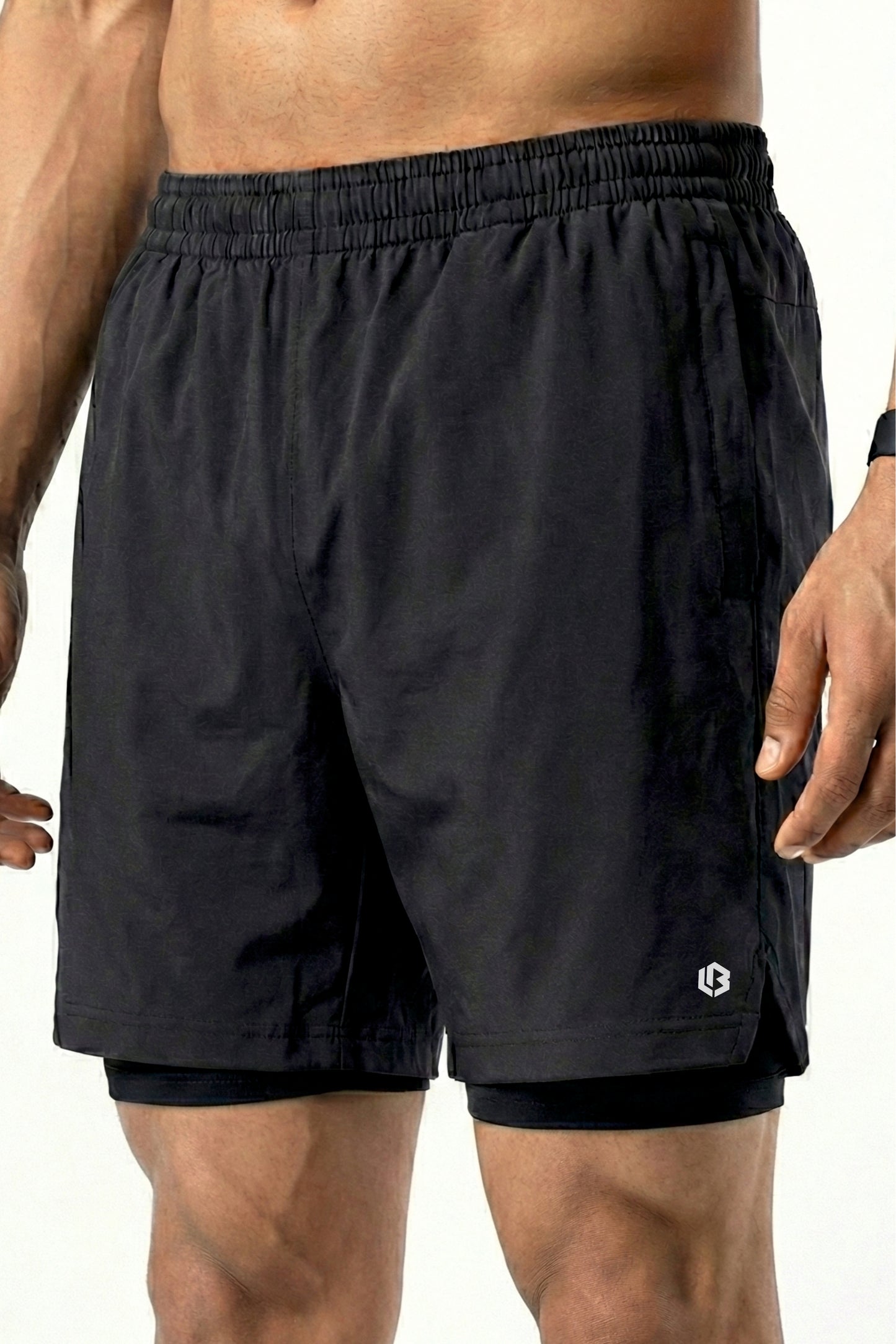 velocity 7" coal shorts (with compression)