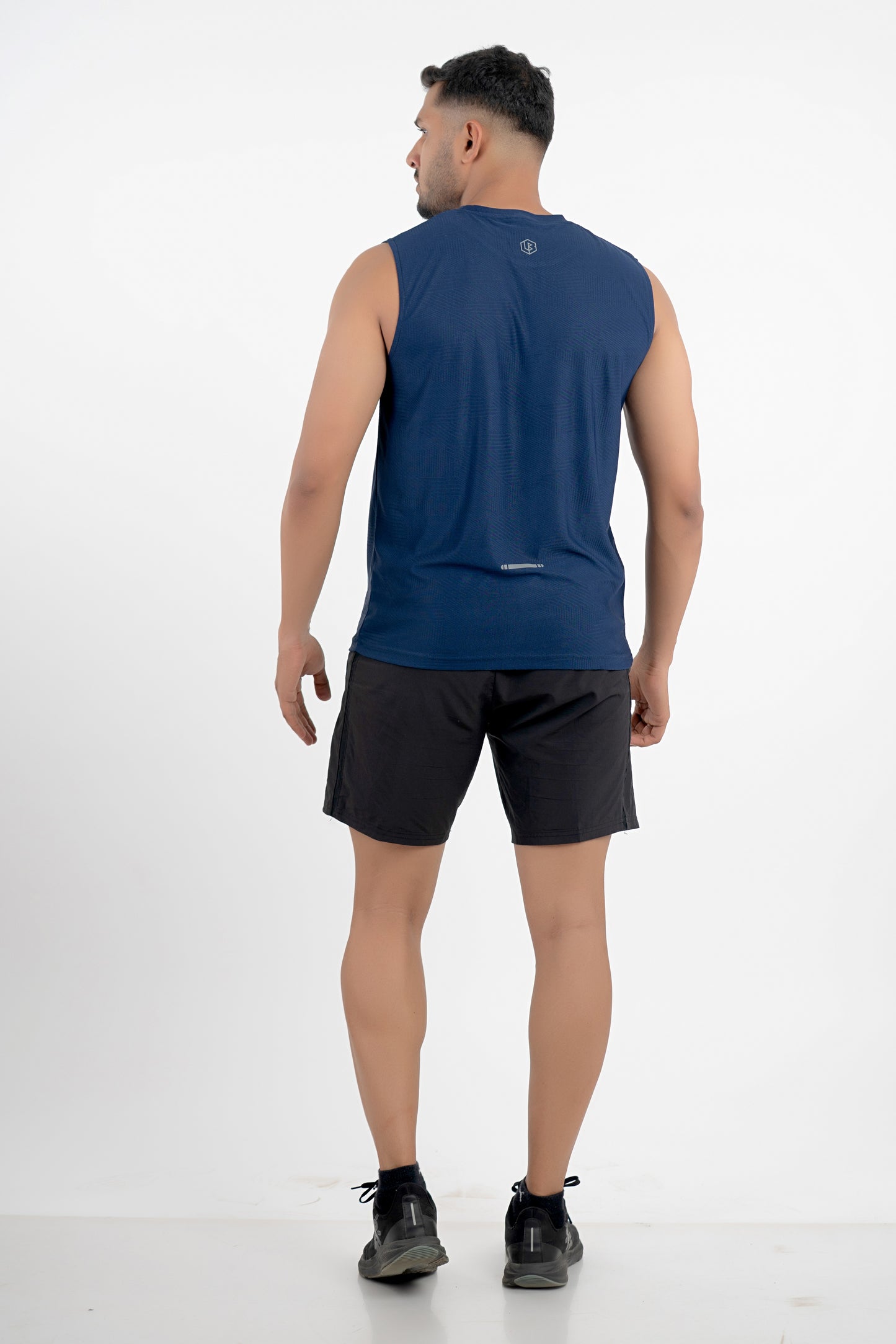 airlite navy singlet