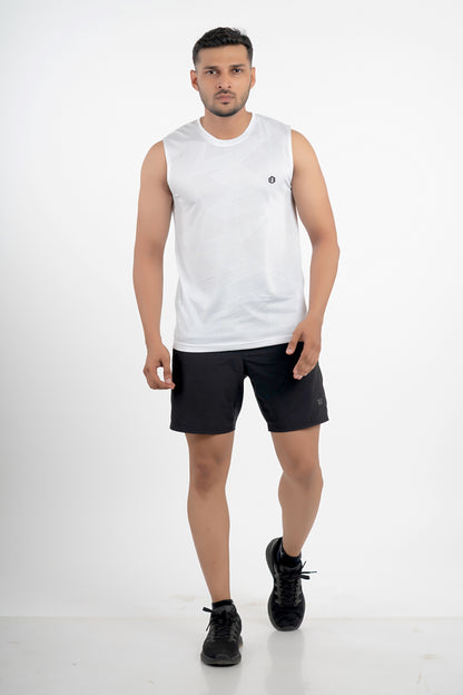 Airlite White unBEATen Singlet