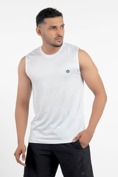 Airlite White unBEATen Singlet
