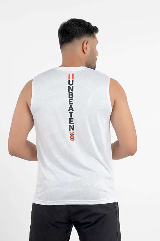 Airlite White unBEATen Singlet