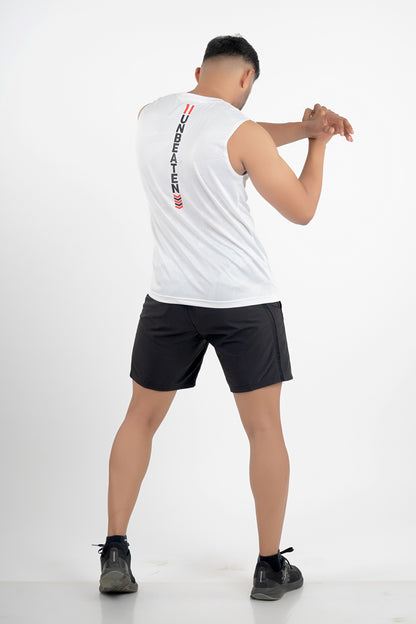 Airlite White unBEATen Singlet