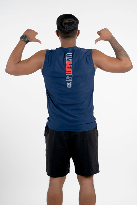 Airlite Navy unBEATen Singlet