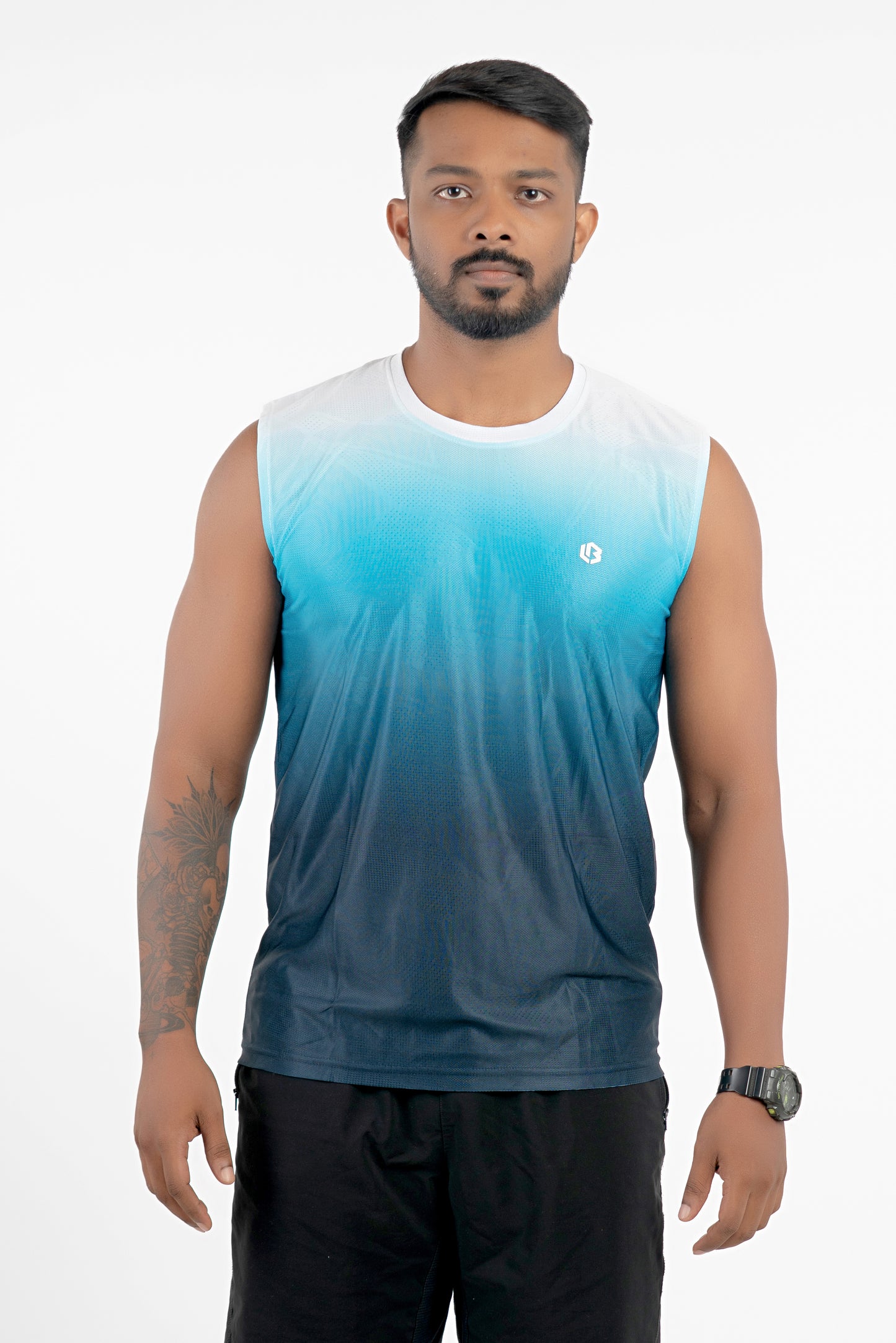 shaded blue