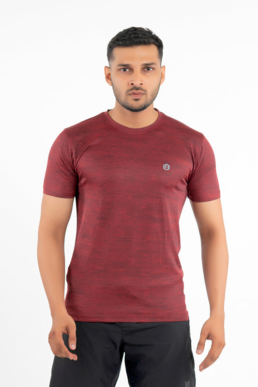 Power Tshirt - Maroon