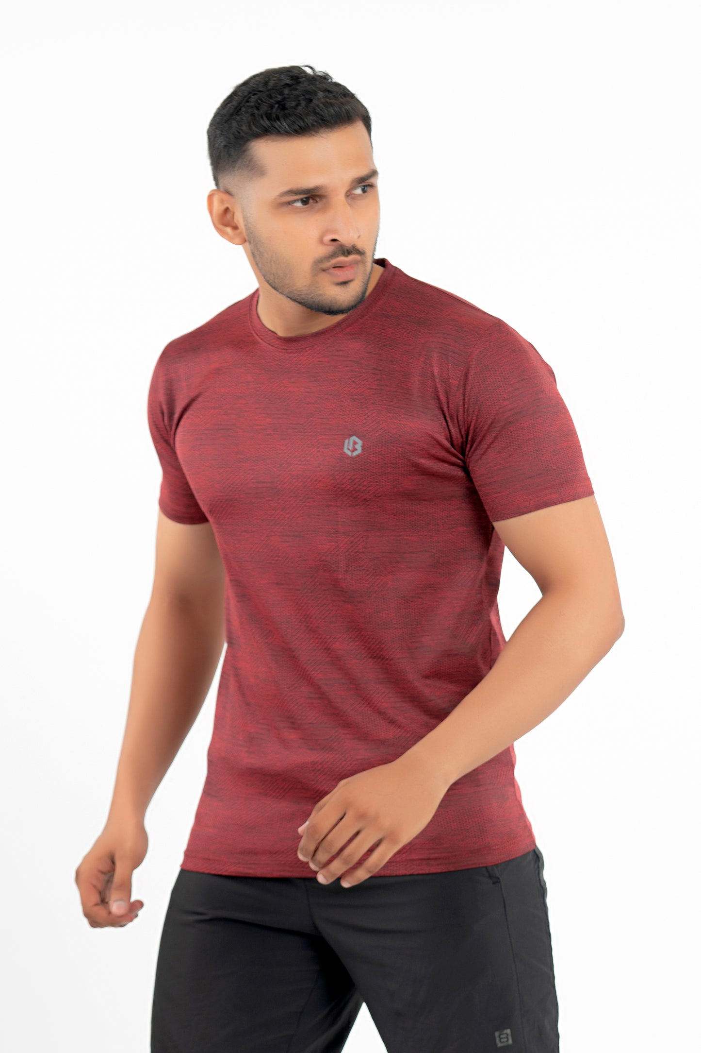 power tshirt - maroon