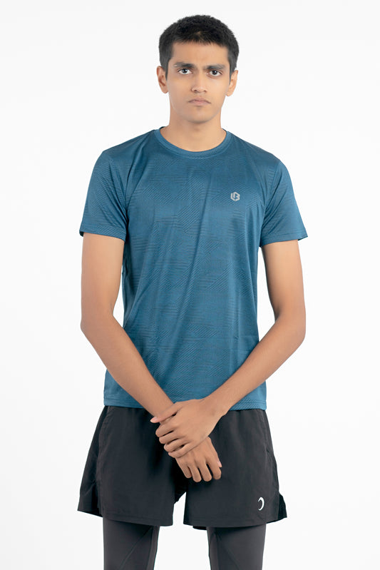 Airforce Blue Tshirt (Athletic Fit)