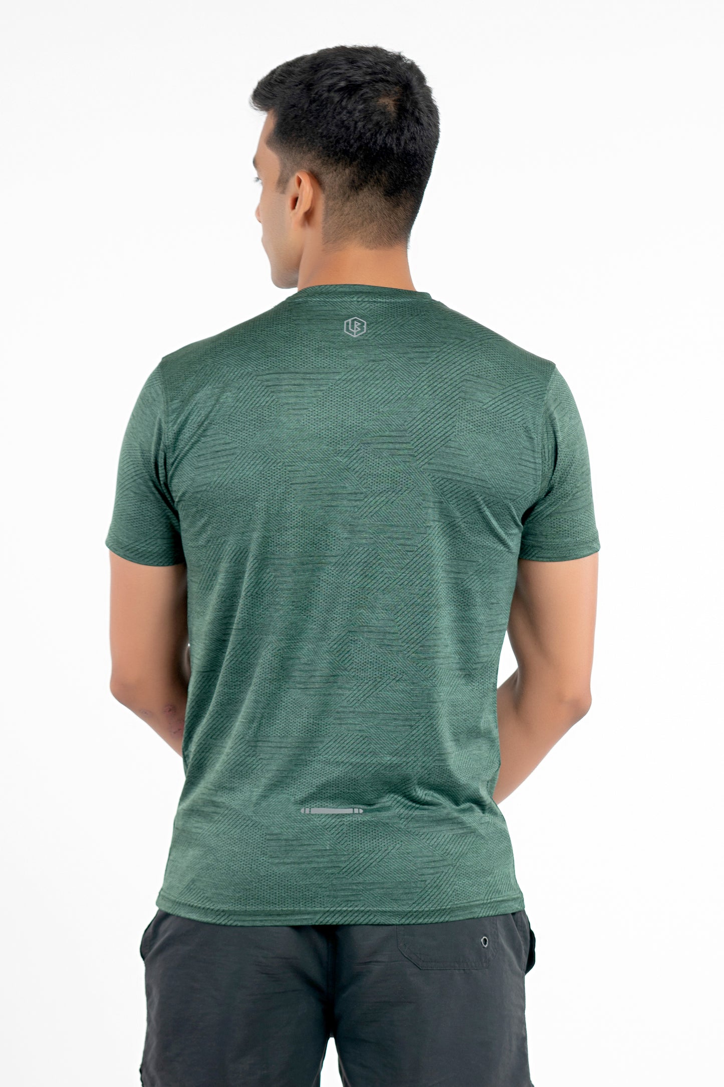 power tshirt - bottle green