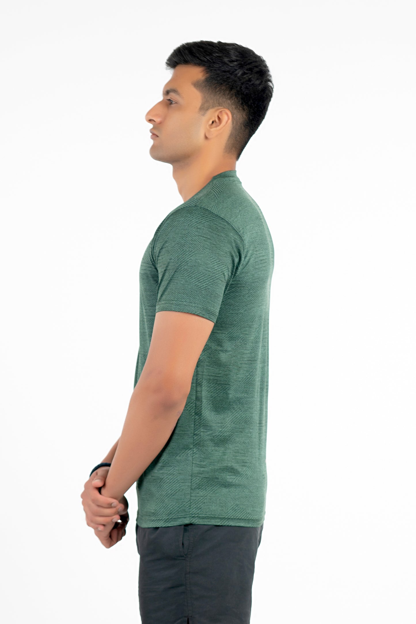 power tshirt - bottle green