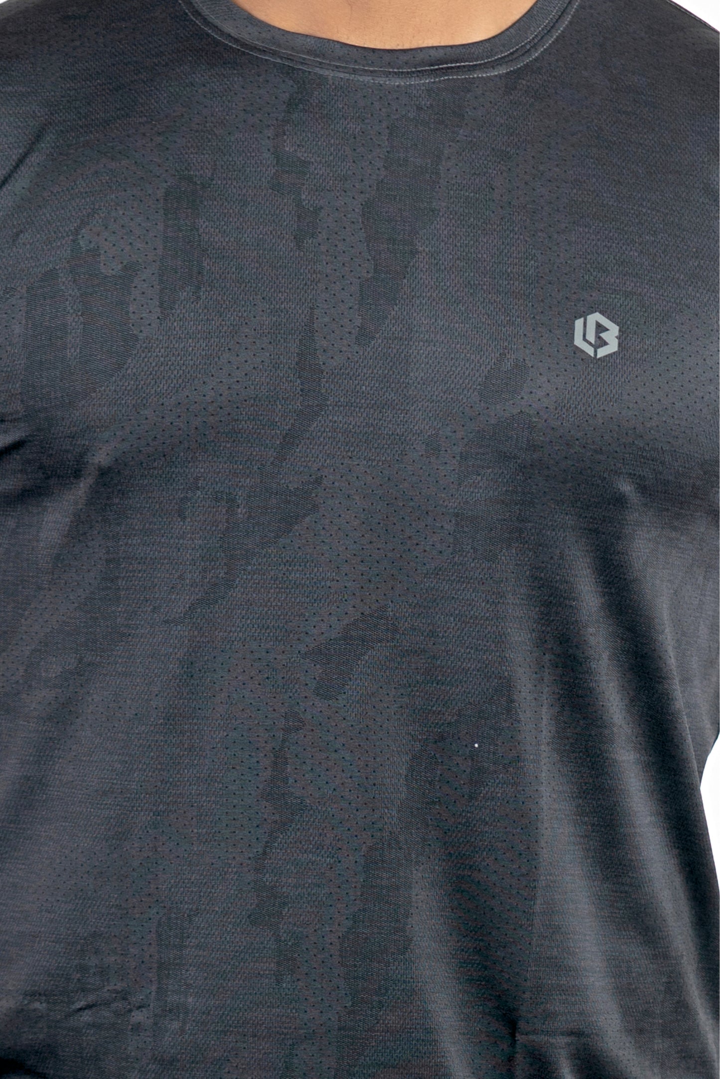 power tshirt - dark grey