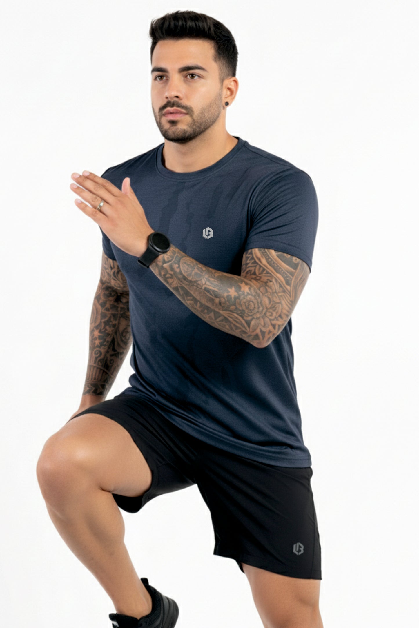 power tshirt - dark grey