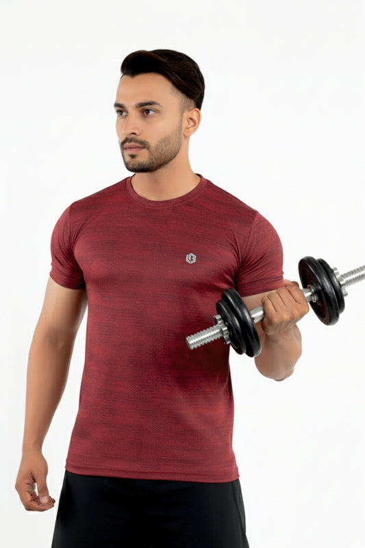 Power Tshirt - Maroon