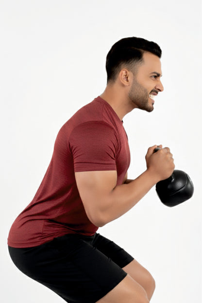 Power Tshirt - Maroon