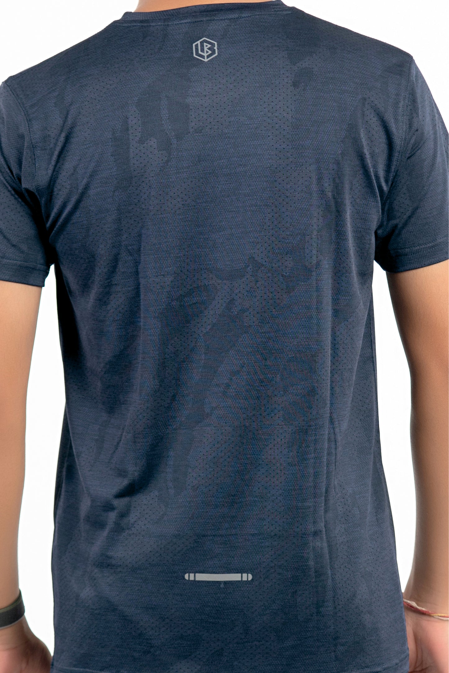power tshirt - navy