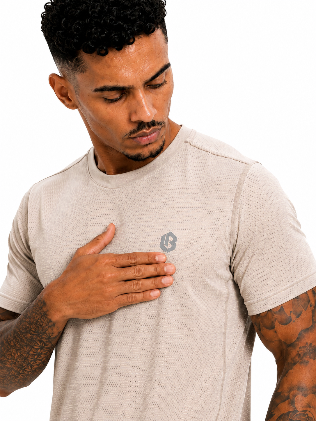 ultrasoft novadot beige tshirt